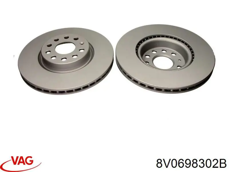 Compre 8V0698302B VAG Disco do freio dianteiro