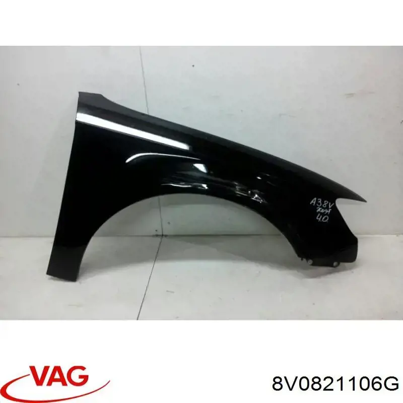 8V0821106G VAG Pára-lama dianteiro direito