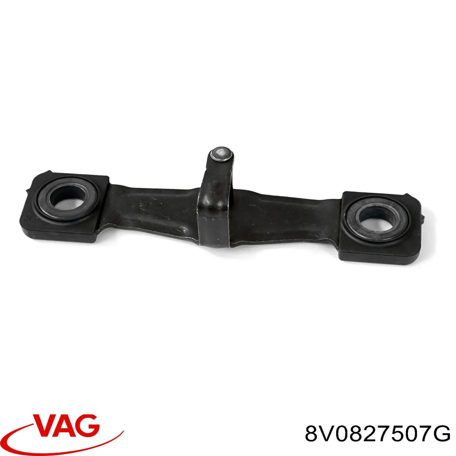 8V0827507G VAG Gozno de garra (parte complementar) de fecho da porta traseira (de bagageiro, 3ª/5ª)