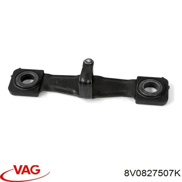 8V0827507K VAG Gozno de garra (parte complementar) de fecho da porta traseira (de bagageiro, 3ª/5ª)