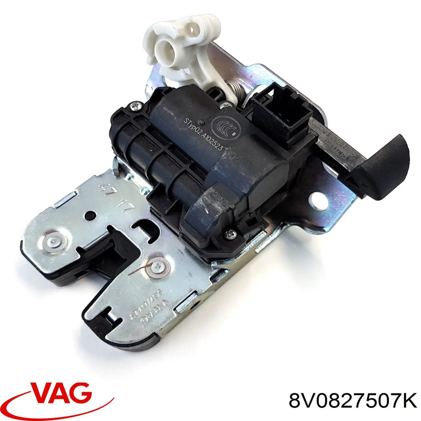 Gozno de garra (parte complementar) de fecho da porta traseira (de bagageiro, 3ª/5ª) VAG 8V0827507K preço, a partir de 65,14 USD