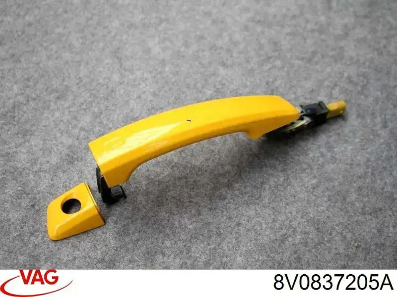8V0837205A VAG Maçaneta externa dianteira/traseira da porta esquerda