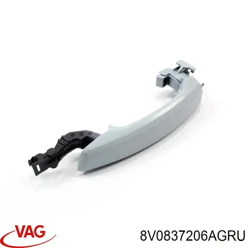 8V0837206AGRU VAG Maçaneta externa dianteira/traseira da porta direita
