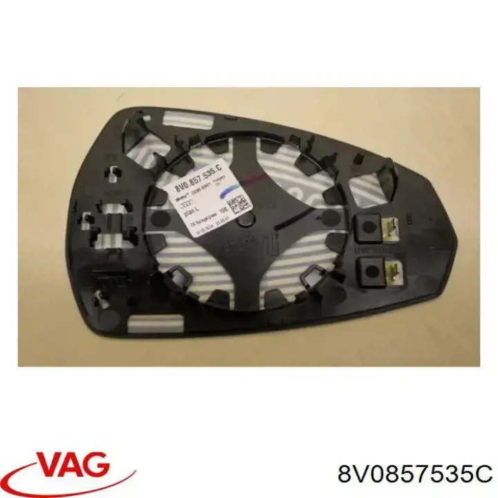 Elemento espelhado do espelho de retrovisão esquerdo VAG 8V0857535M preço, a partir de 96,60 USD