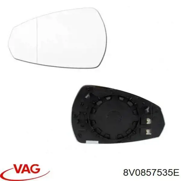 Elemento espelhado do espelho de retrovisão esquerdo VAG 8V0857535E preço, a partir de 23,18 USD