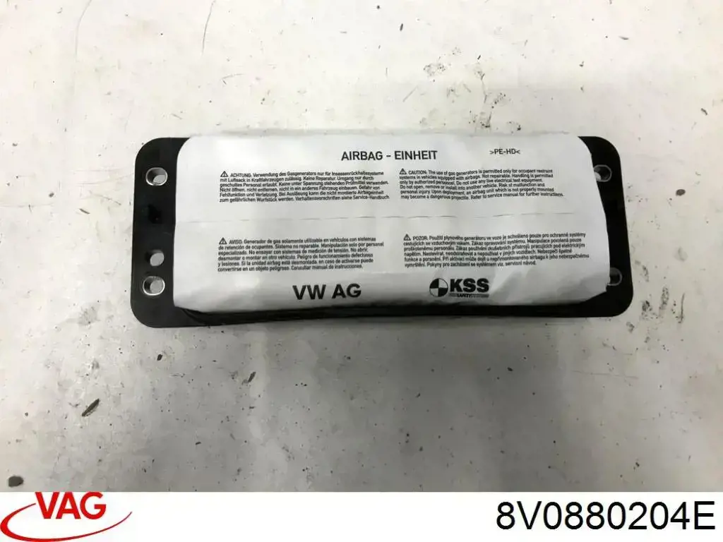 8V0880204E VAG Cinto de segurança (AIRBAG) de passageiro
