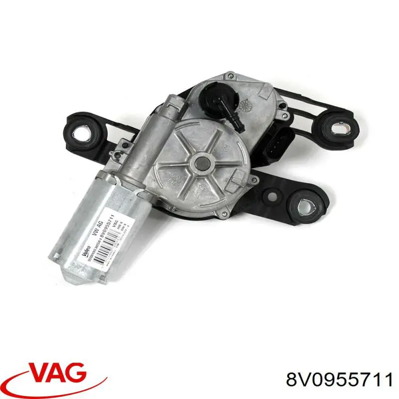 8V0955711 VAG Motor de limpador pára-brisas de vidro traseiro