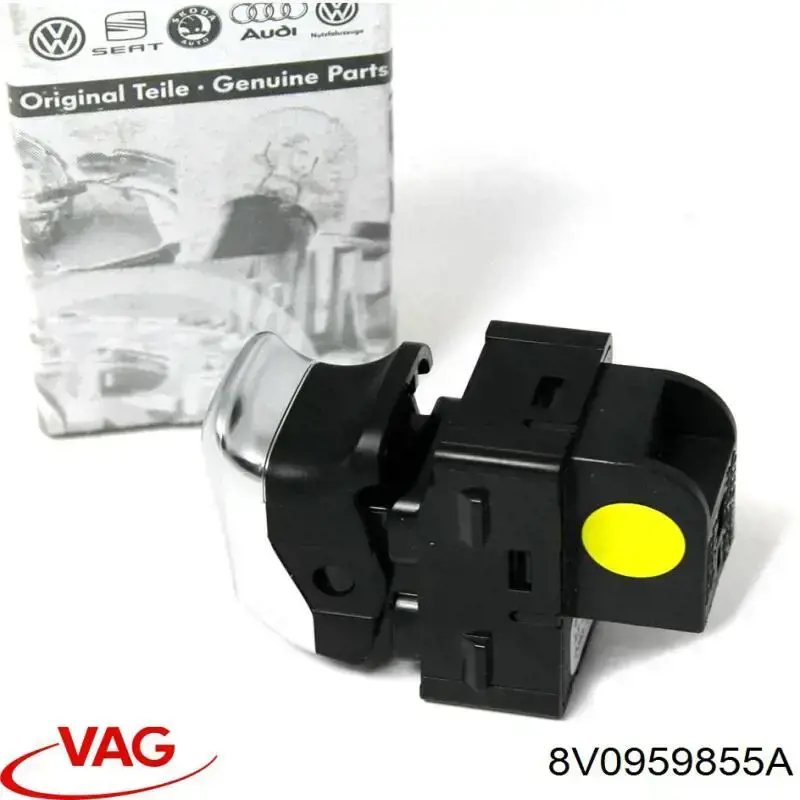 8V0959855A VAG Botão dianteiro direito de ativação de motor de acionamento de vidro