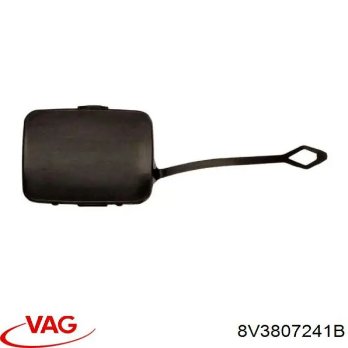 8V3807241B VAG Tampão traseiro do pára-choque do gancho de reboque