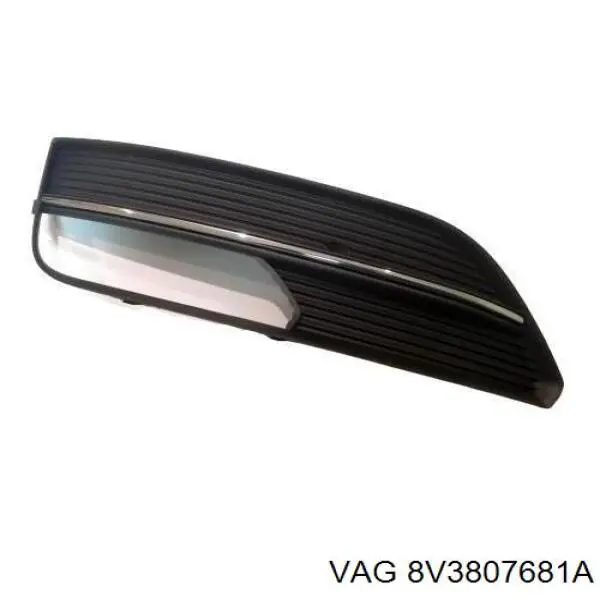 Compre 8V3807681A VAG Tampão (grelha) das luzes de nevoeiro do pára-choque dianteiro esquerdo