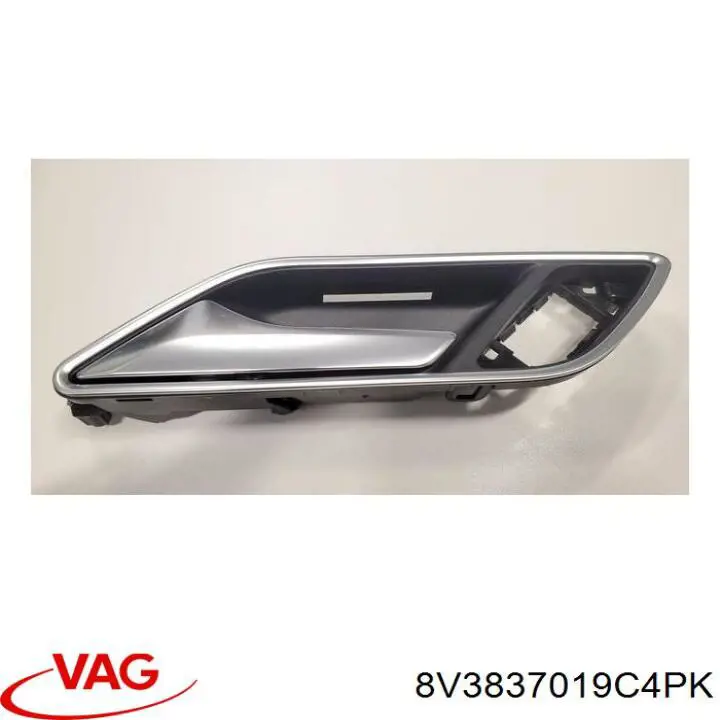 8V3837019C4PK VAG Maçaneta interna esquerda da porta dianteira