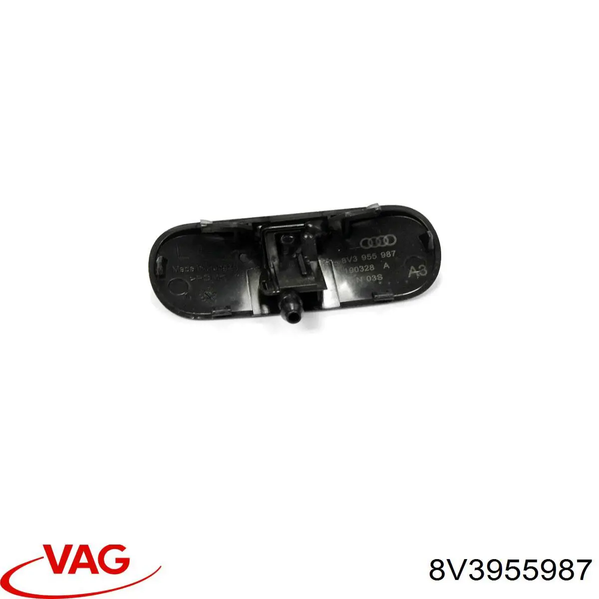 8V3955987 VAG Injetor de fluido para lavador de pára-brisas