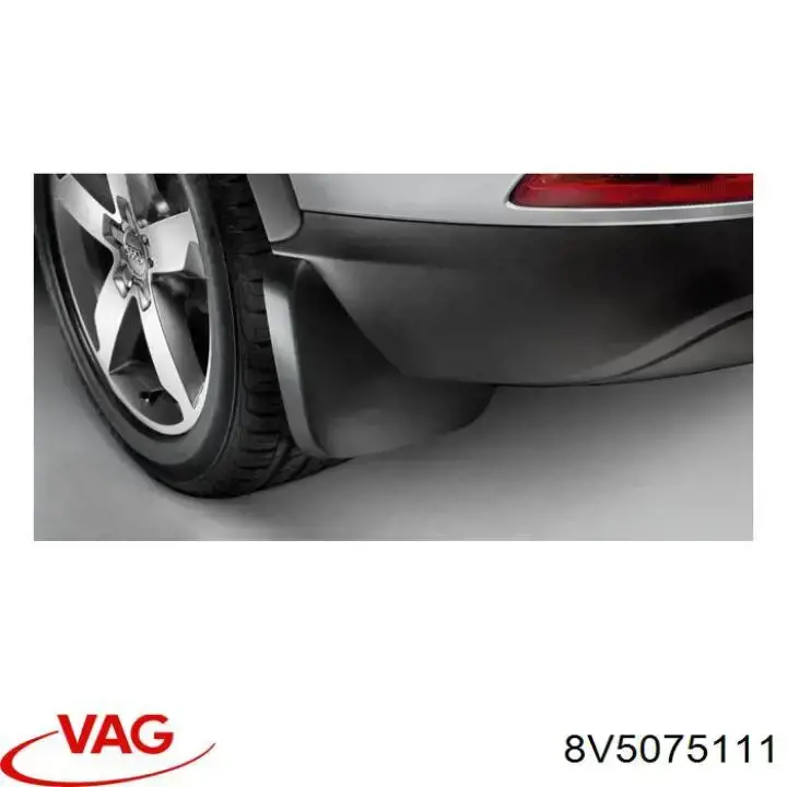 8V5075111 VAG Protetores de lama dianteiros, kit