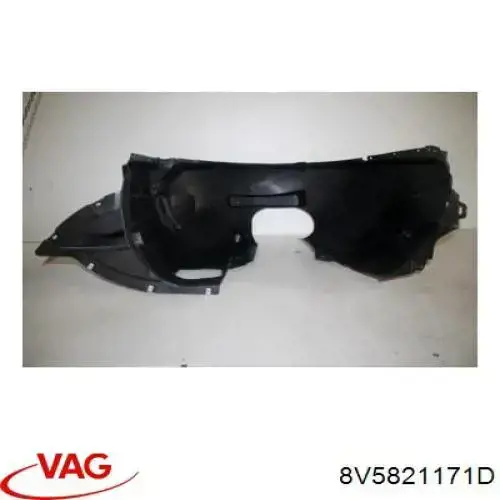 Guarda-barras esquerdo do pára-lama dianteiro VAG 8V5821171G preço, a partir de 38,92 USD
