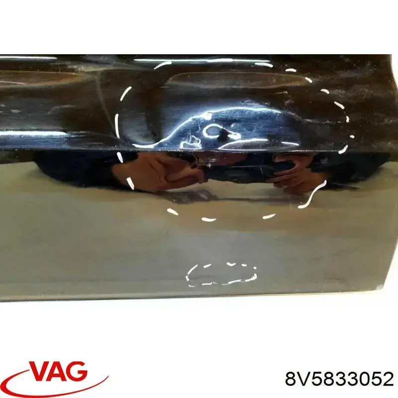 Porta traseira direita VAG 8V5833052 preço, a partir de 843,79 USD