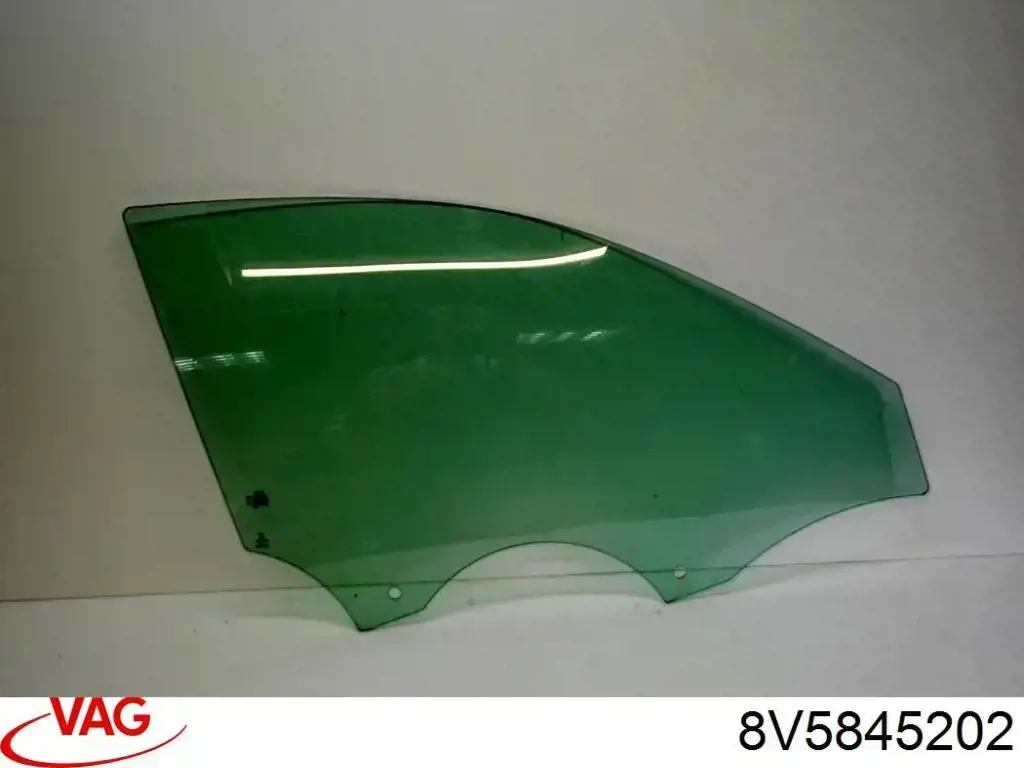 8V5845202 VAG Vidro da porta dianteira direita