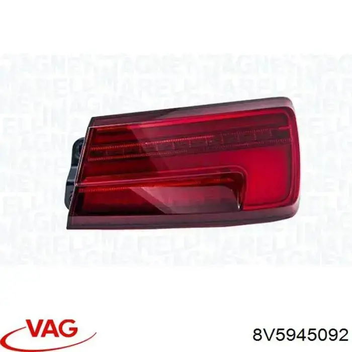 Lanterna traseira direita externa VAG 8V5945092 preço, a partir de 278,58 USD