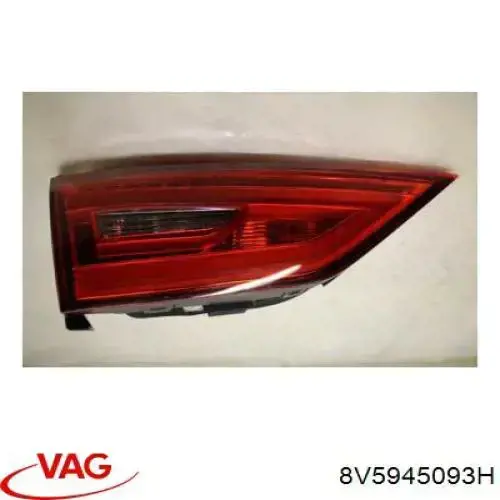 Lanterna traseira esquerda interna VAG 8V5945093H preço, a partir de 235,36 USD