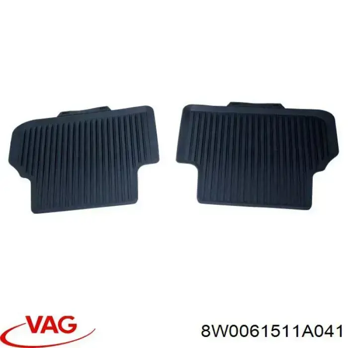 Tapete traseiro, kit de 2 un. VAG 8W0061511A041 preço, a partir de 91,53 USD