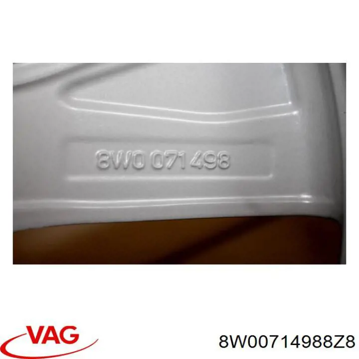 Compre 8W00714988Z8 VAG Discos de roda de aleação ligeira (de aleação ligeira, de titânio)
