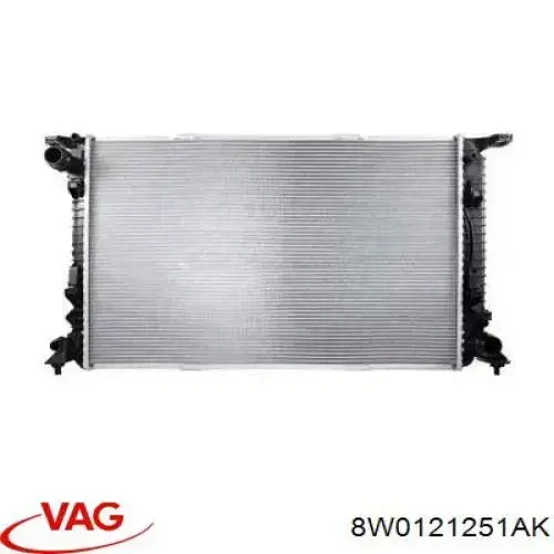 Radiador de esfriamento de motor VAG 8W0121251AK preço, a partir de 146,28 USD