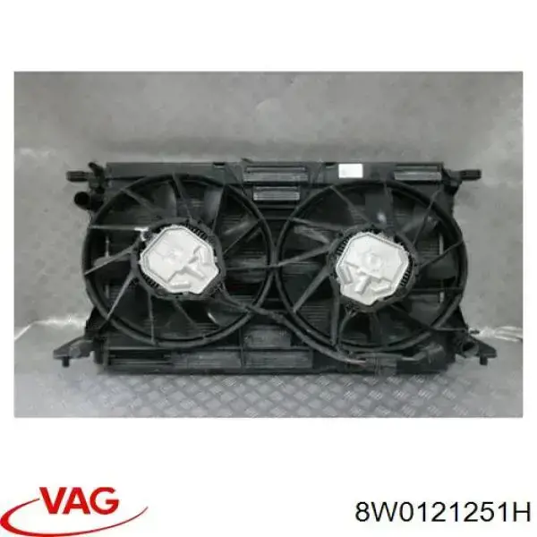 8W0121251H VAG Radiador de esfriamento de motor