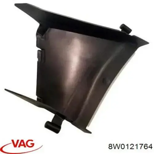 8W0121764 VAG Defletor direito do pára-choque dianteiro