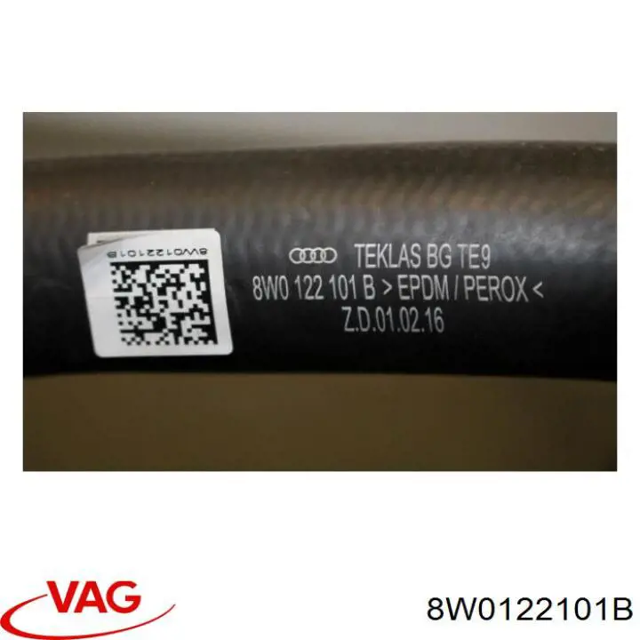 Mangueira (cano derivado) do radiador de esfriamento superior VAG 8W0122101B preço, a partir de 54,49 USD