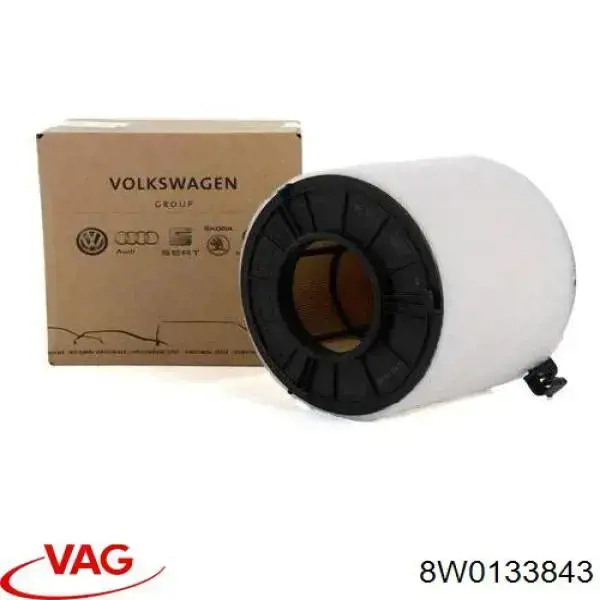 8W0133843 VAG Filtro de ar