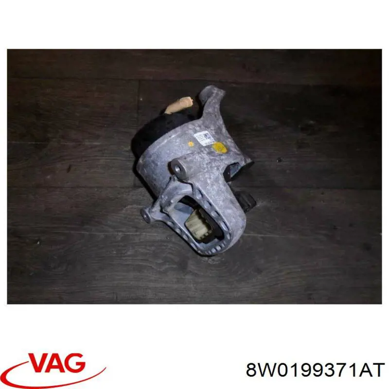8W0199371AT VAG Coxim (suporte) esquerdo de motor