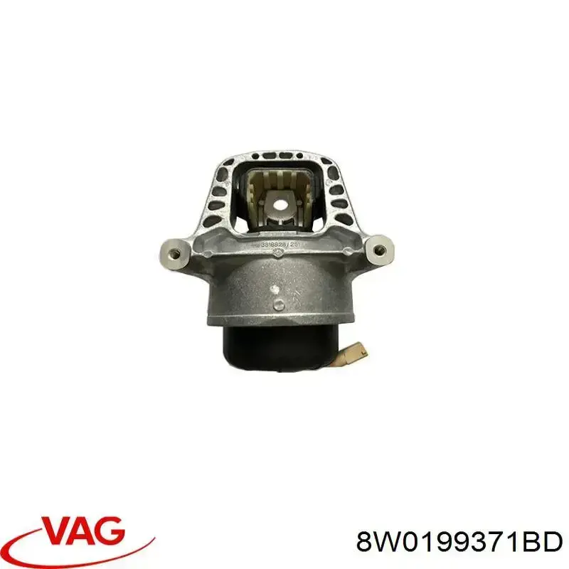 8W0199371BD VAG Coxim (suporte) esquerdo de motor