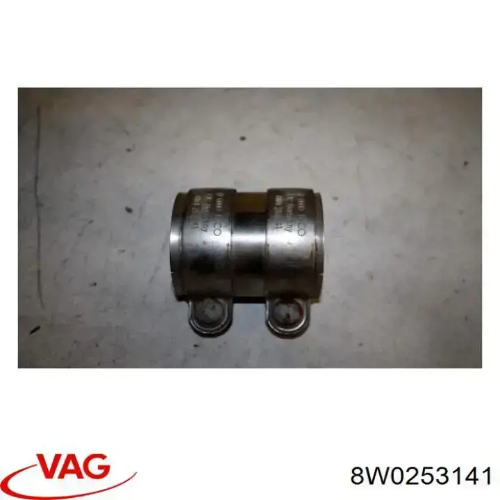 Compre 8W0253141 VAG Braçadeira de silenciador dianteira