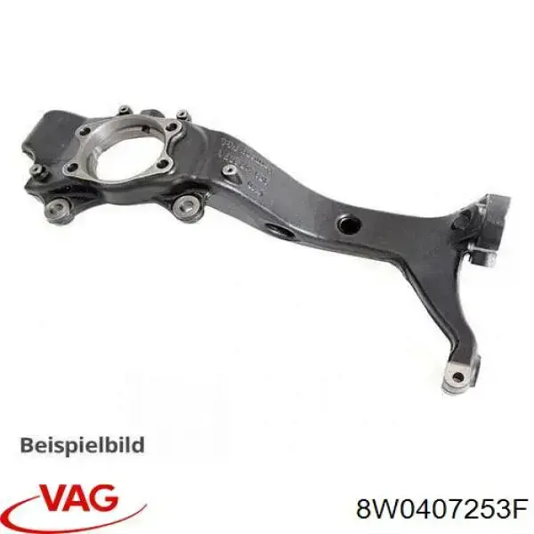 Pino moente (extremidade do eixo) dianteiro esquerdo VAG 8W0407253F preço, a partir de 228,14 USD