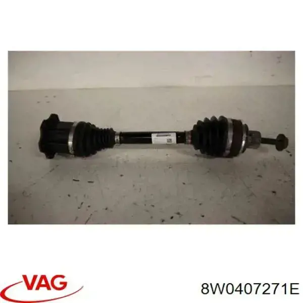 Semieixo (acionador) dianteiro VAG 8W0407271E preço, a partir de 141,31 USD