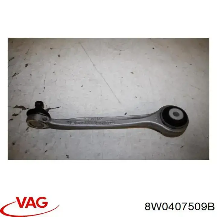8W0407509B VAG Braço oscilante superior esquerdo de suspensão dianteira