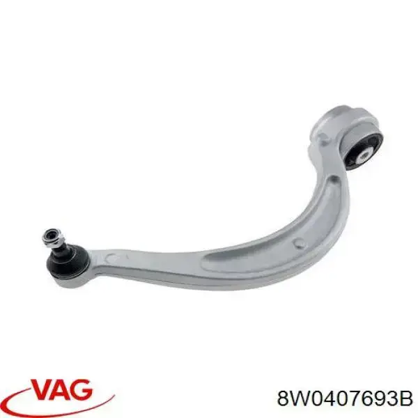 Braço oscilante inferior esquerdo de suspensão dianteira 9674967080 Peugeot/Citroen