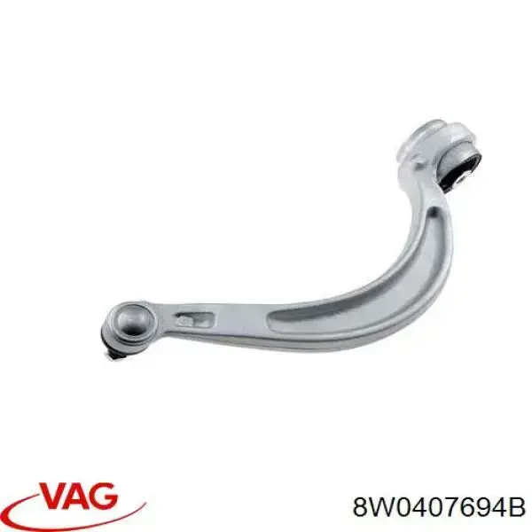 Braço oscilante inferior direito de suspensão dianteira VAG 8W0407694B preço, a partir de 160,94 USD