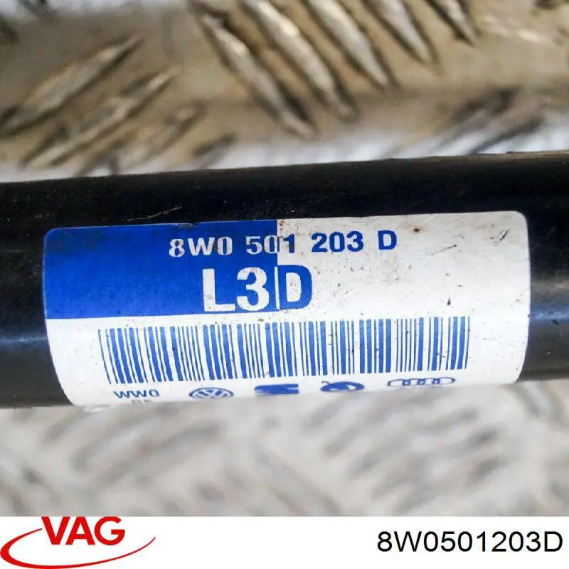 8W0501203D VAG Semieixo traseiro