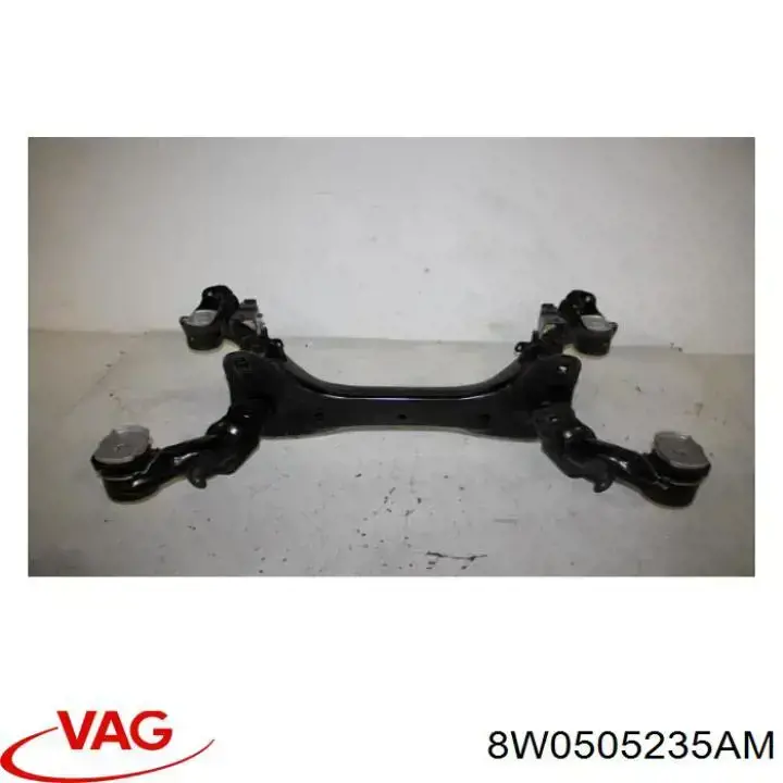 8W0505235AG VAG Viga de suspensão traseira (plataforma veicular)