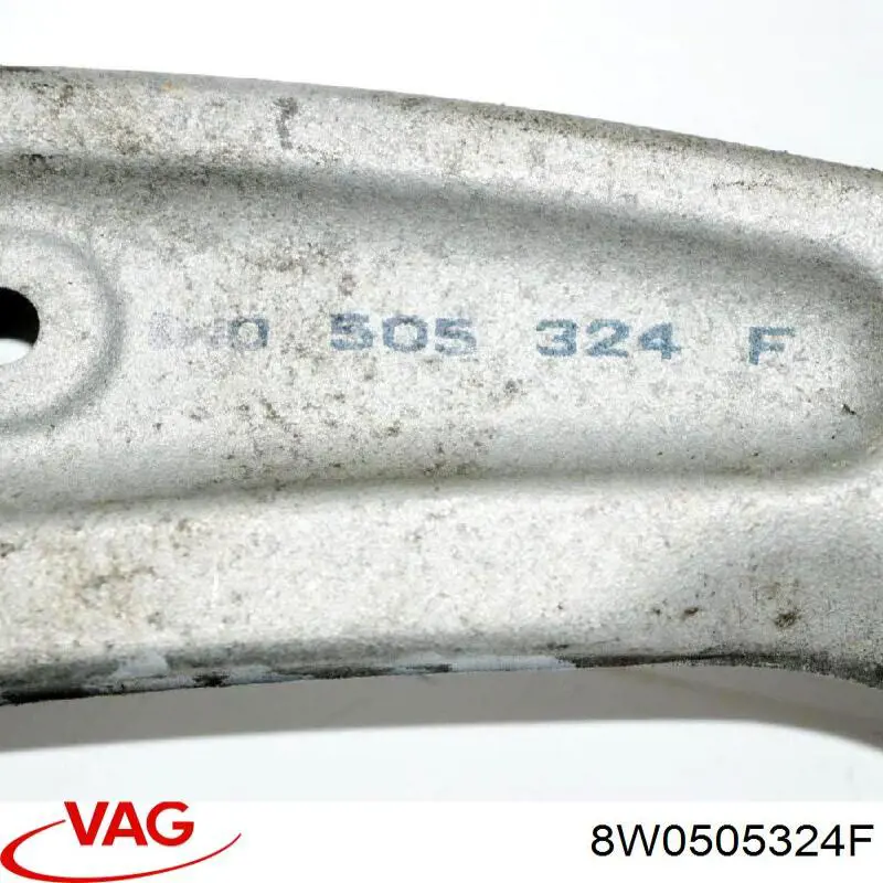 8W0505324F VAG Braço oscilante superior direito de suspensão traseira