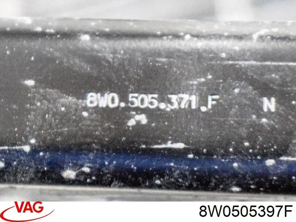 Compre 8W0505397F VAG Braço oscilante superior esquerdo de suspensão traseira