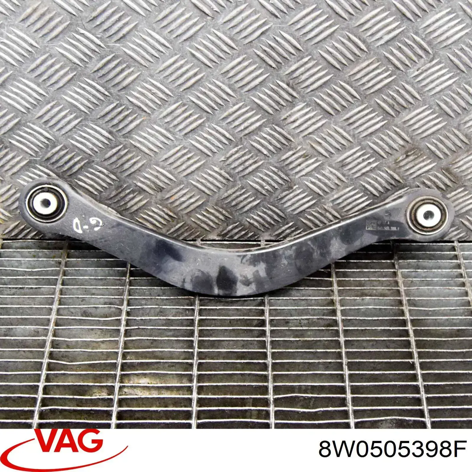 8W0505398F VAG Braço oscilante superior direito de suspensão traseira
