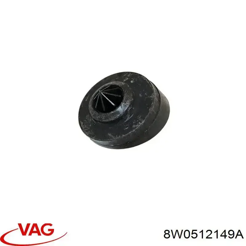 8W0512149A VAG Espaçador (anel de borracha) da mola traseira superior