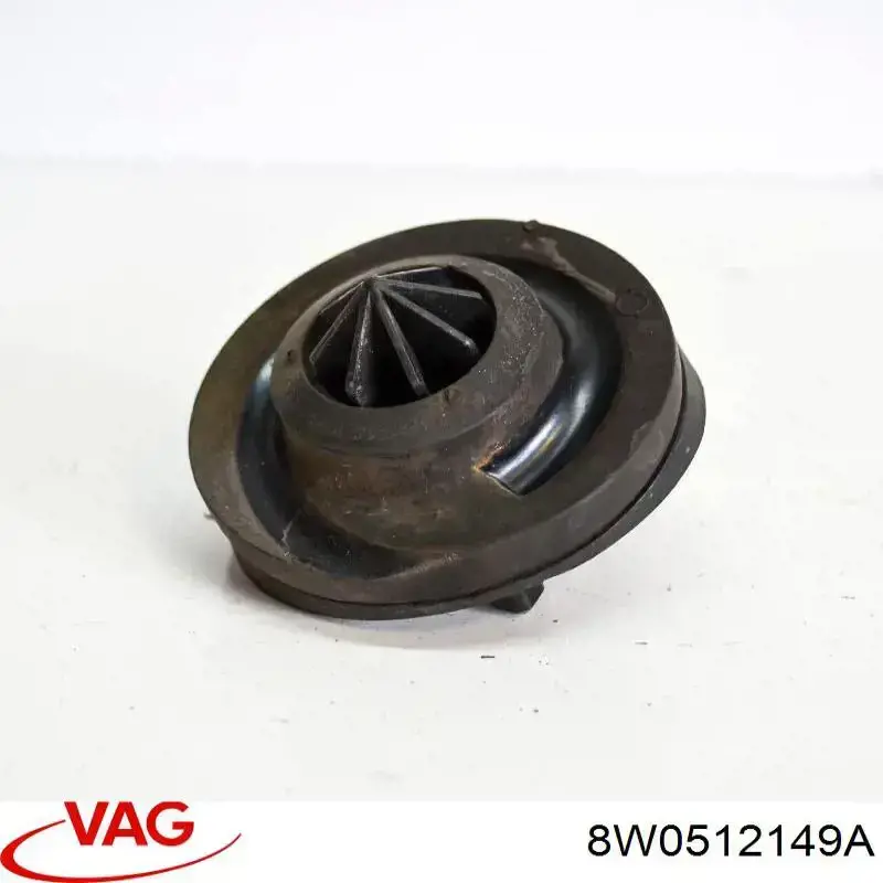 Compre 8W0512149A VAG Espaçador (anel de borracha) da mola traseira superior