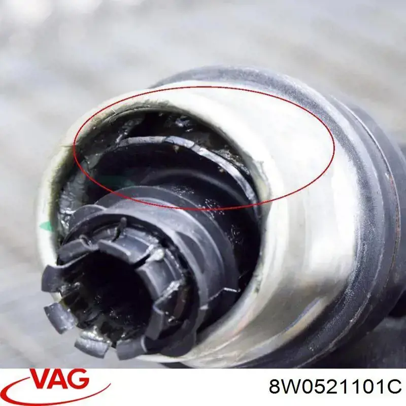 8W0521101C VAG Junta universal traseira montada