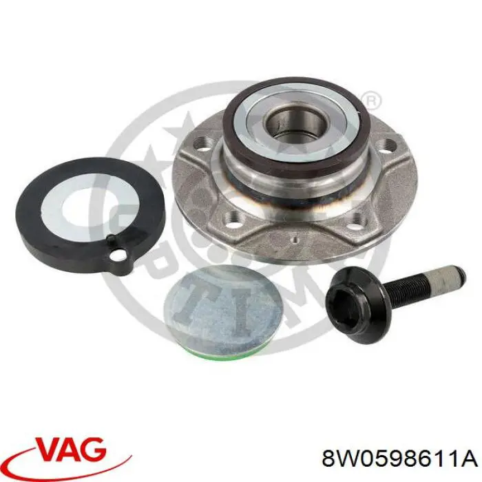 Compre 8W0598611A VAG Cubo traseiro