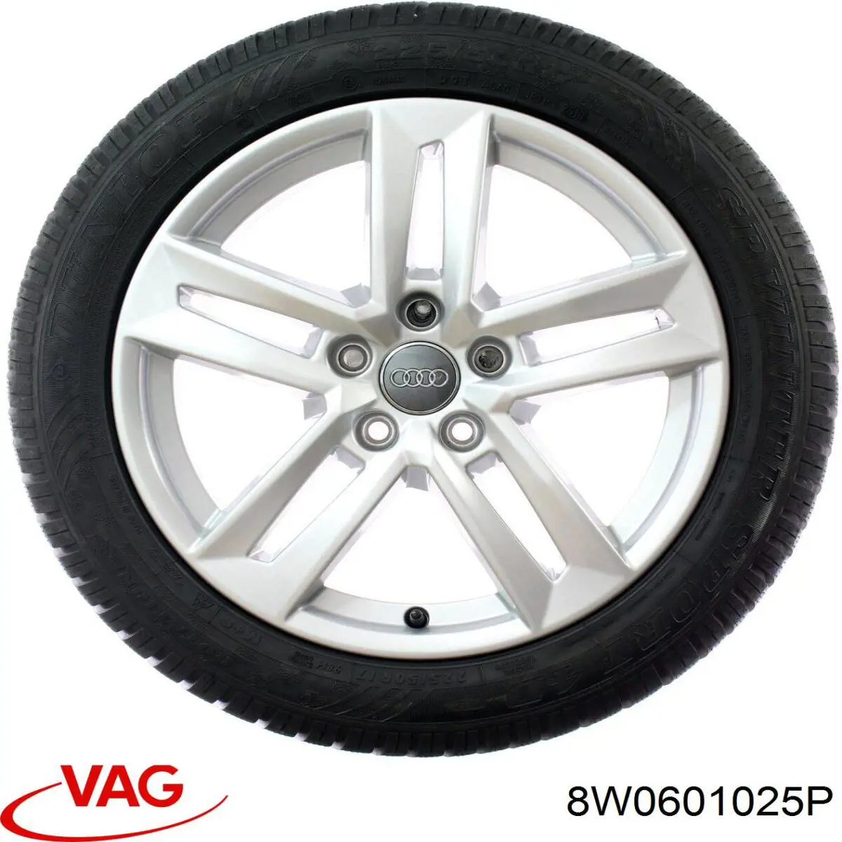 Discos de roda de aleação ligeira (de aleação ligeira, de titânio) VAG 8W0601025P preço, a partir de 757,93 USD
