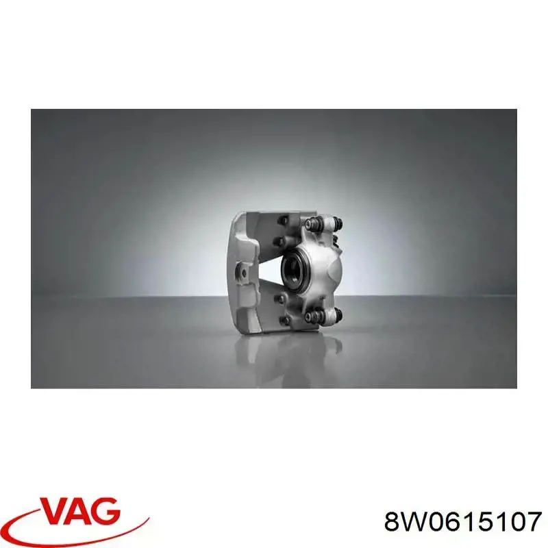 8W0615107 VAG Suporte do freio dianteiro esquerdo