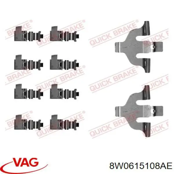 Suporte do freio dianteiro direito VAG 8W0615108F preço, a partir de 814,67 USD