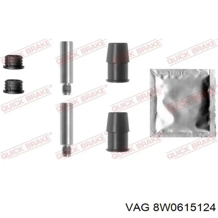 8W0615124 VAG Suporte do freio dianteiro direito